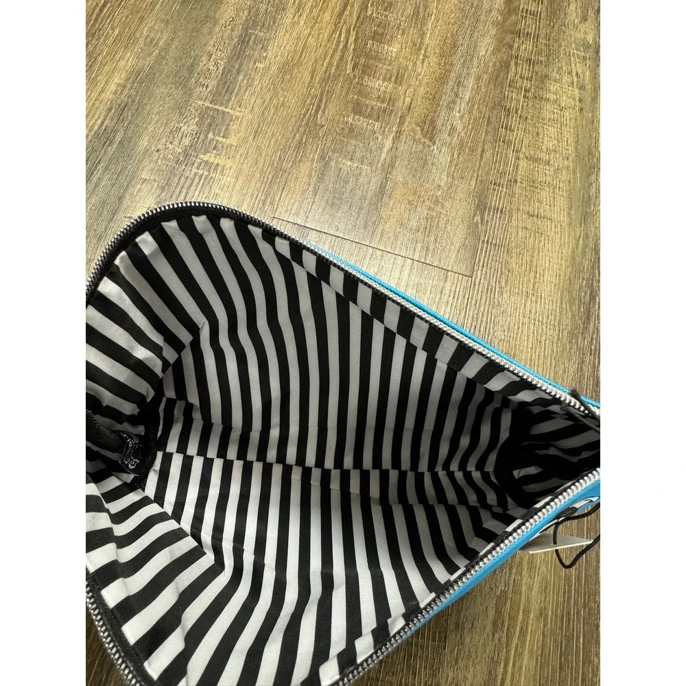 Marc Tetro Blue Dog Print Tote Bag and Matching Cosmetic‎ Pouch Set Please Read